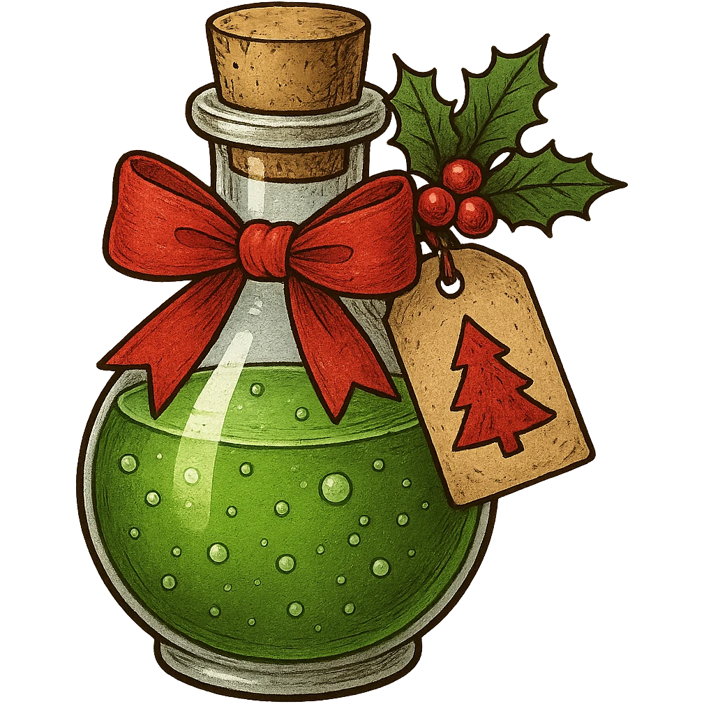 Christmas potion , remove background emoji