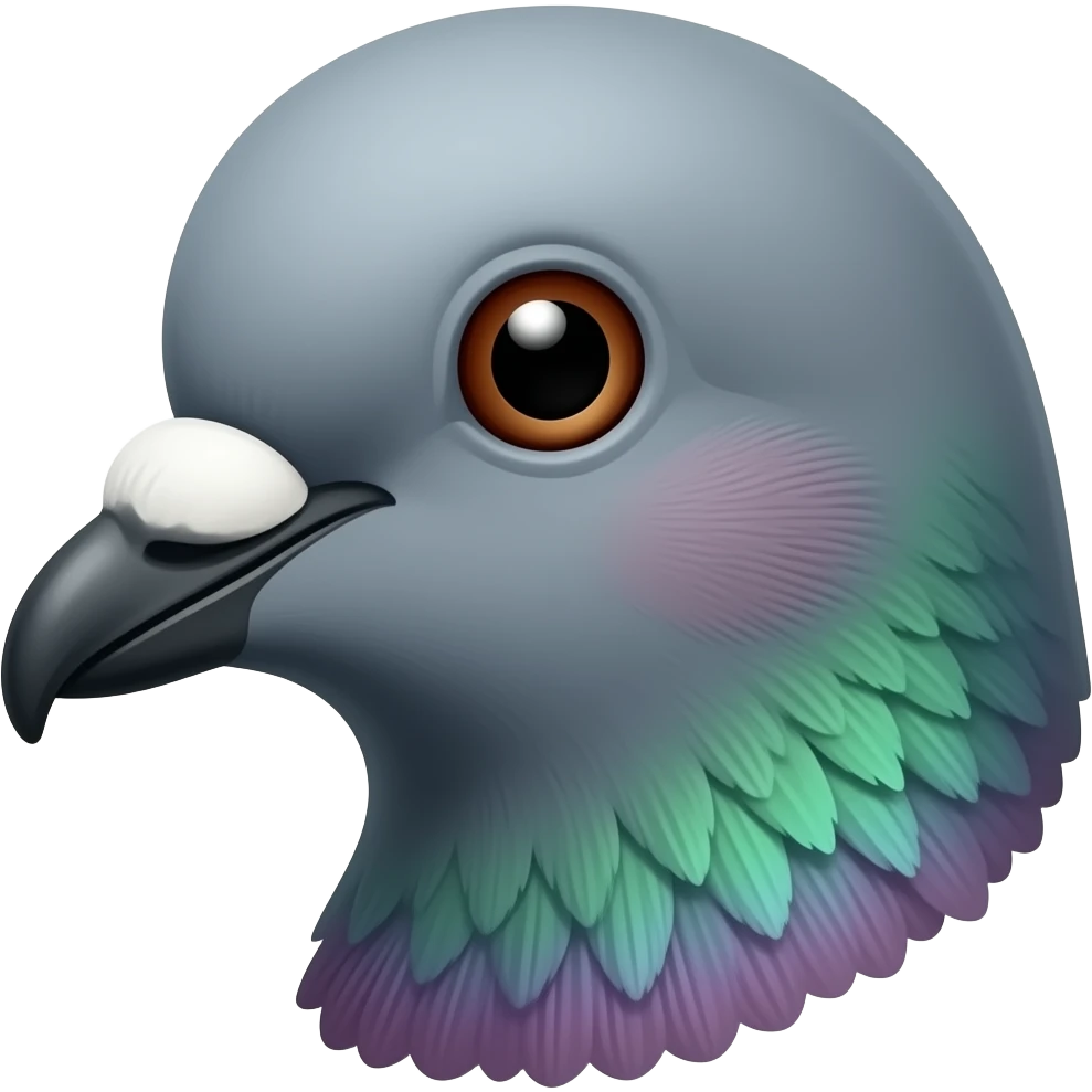 pigeon head emoji