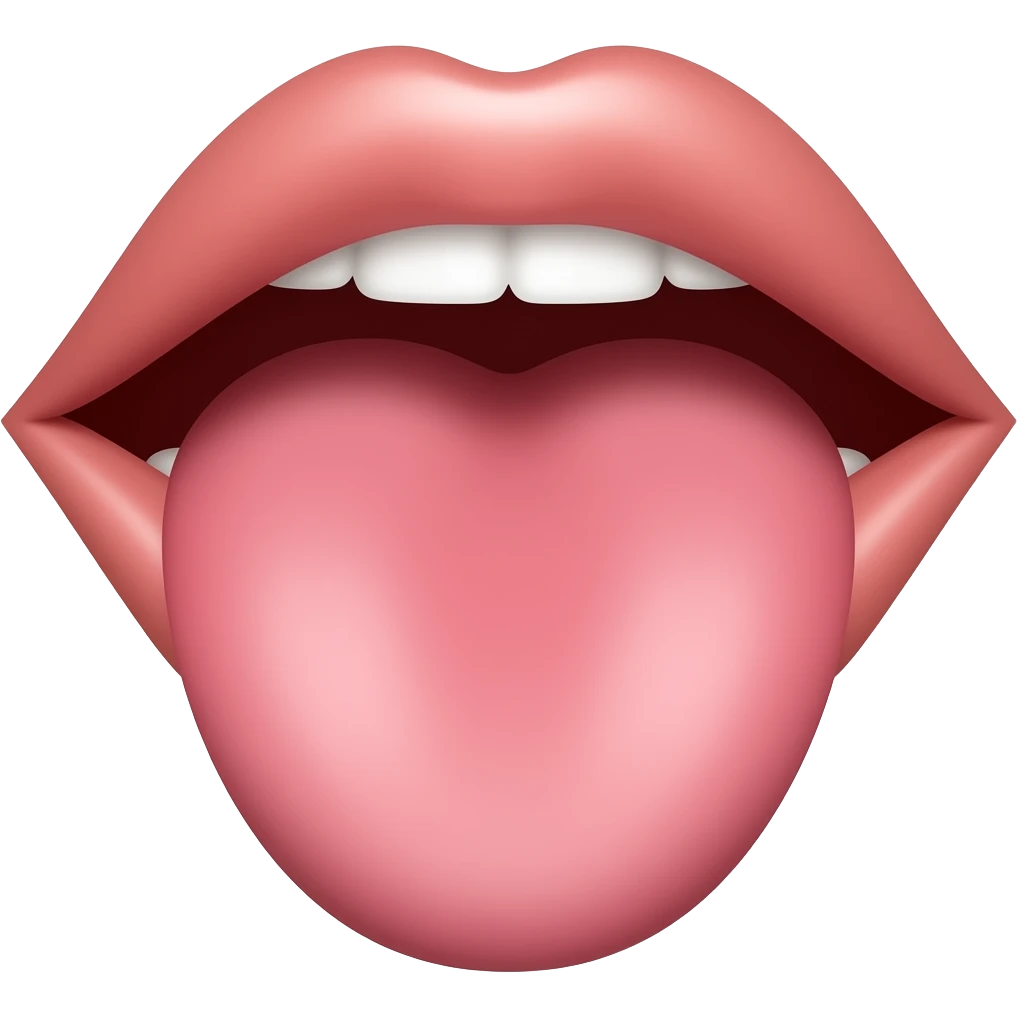 Langue lechant un vagin emoji