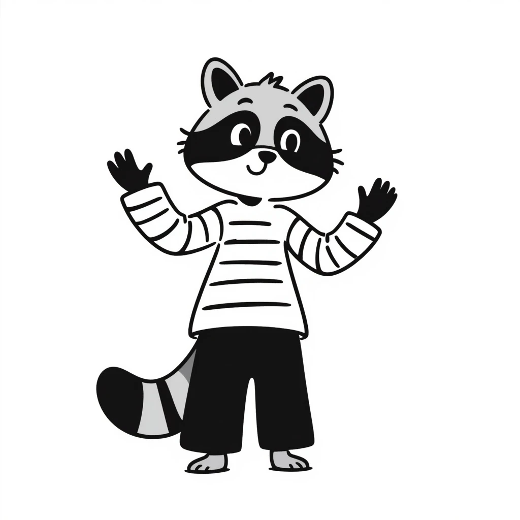 Raccoon emoji