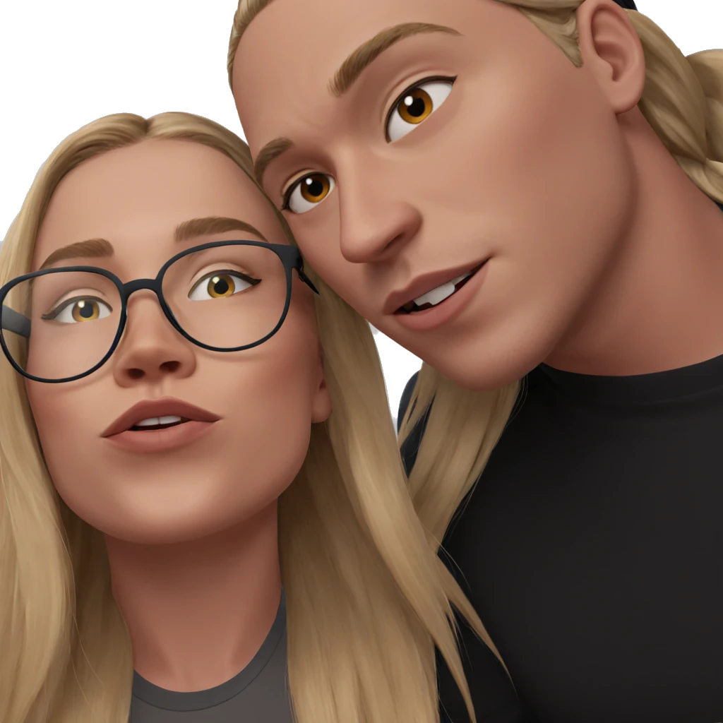 blonde boys in hats together emoji