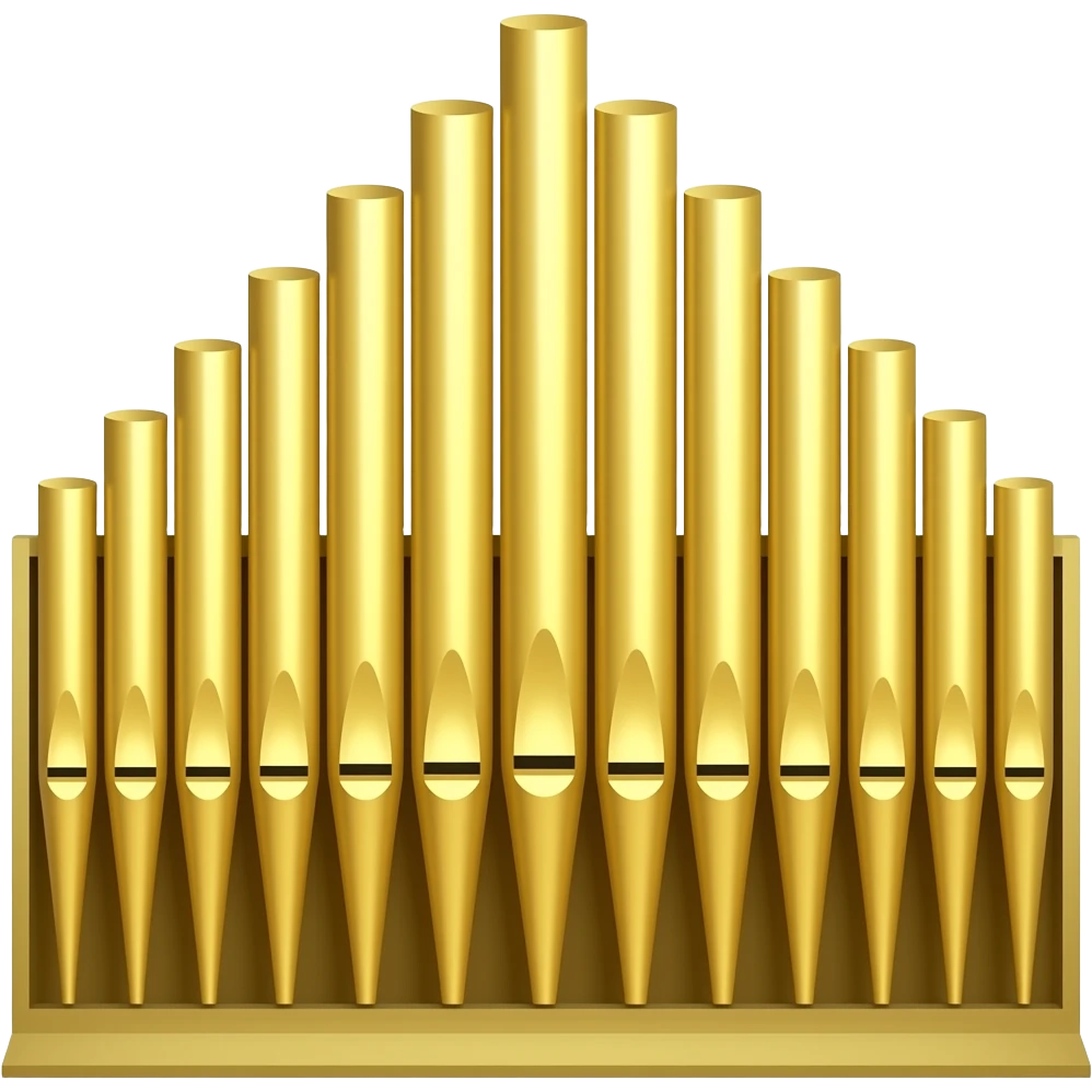 Pipe organ gold emoji