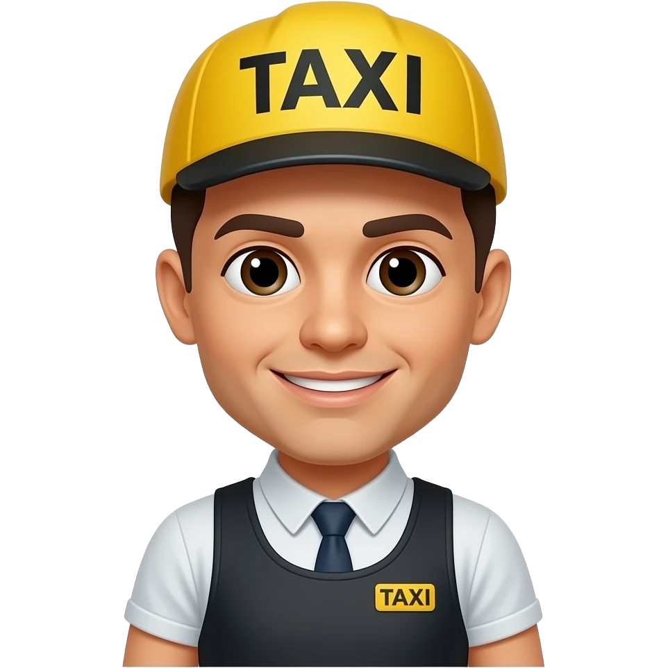 taxi driver emoji