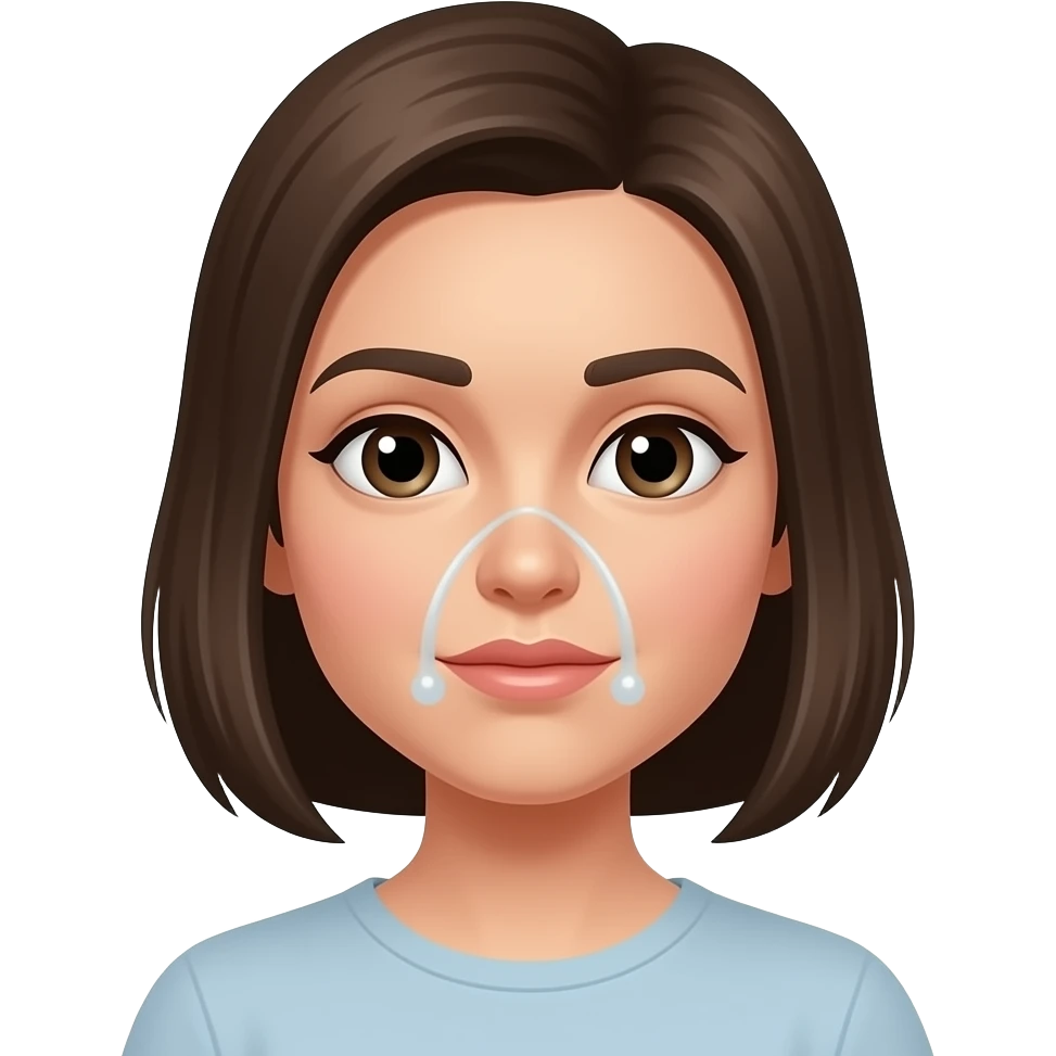 female runny nose emoji