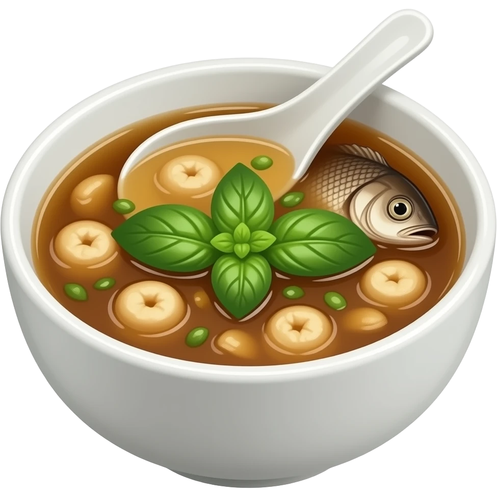 Braised Fish Maw Soup with emoji