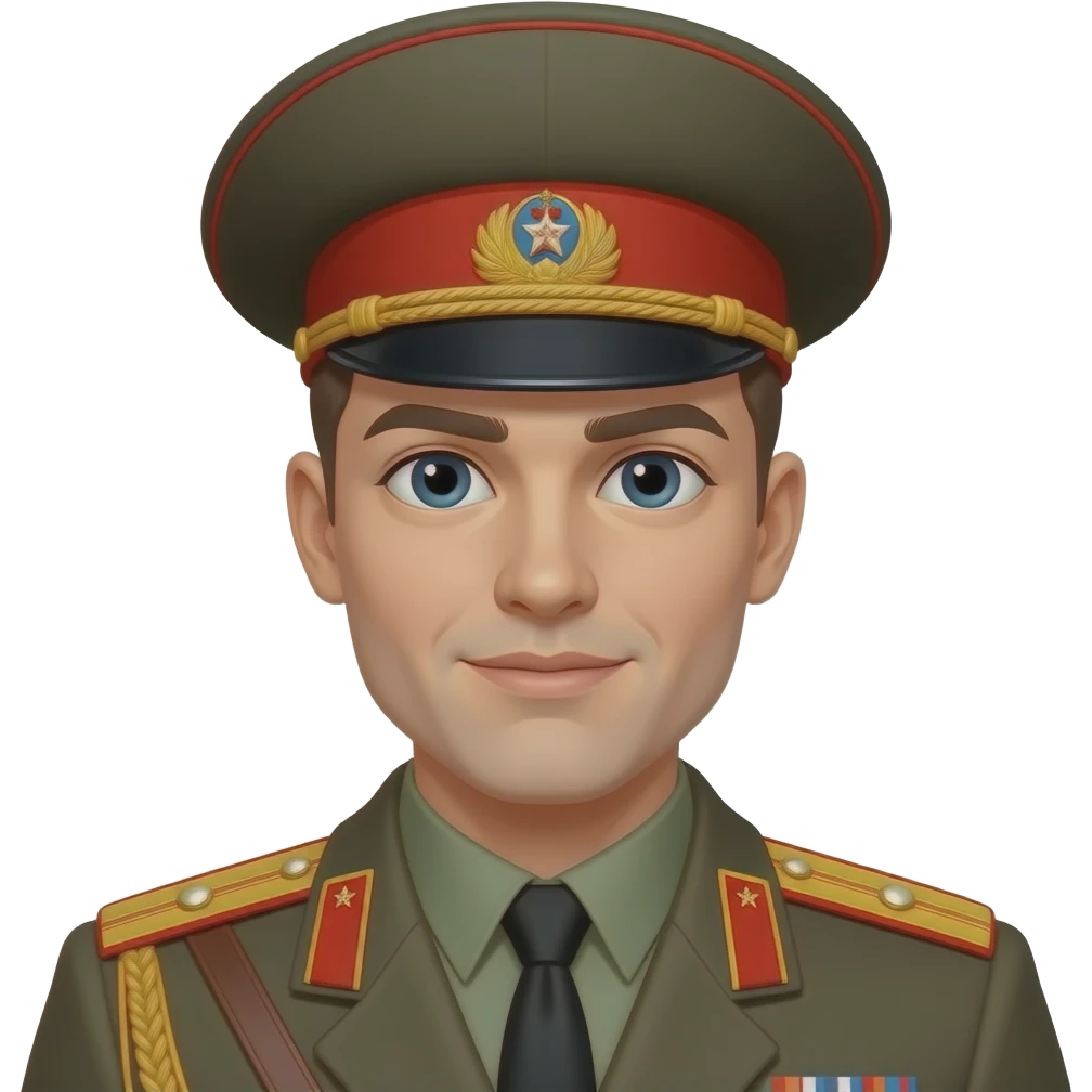 человечек военный русский emoji