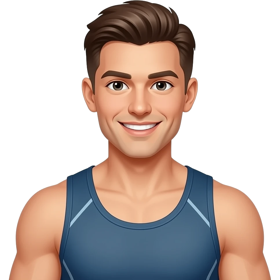 Male confident sexy emoji