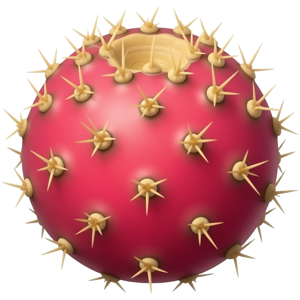 red prickly pear emoji