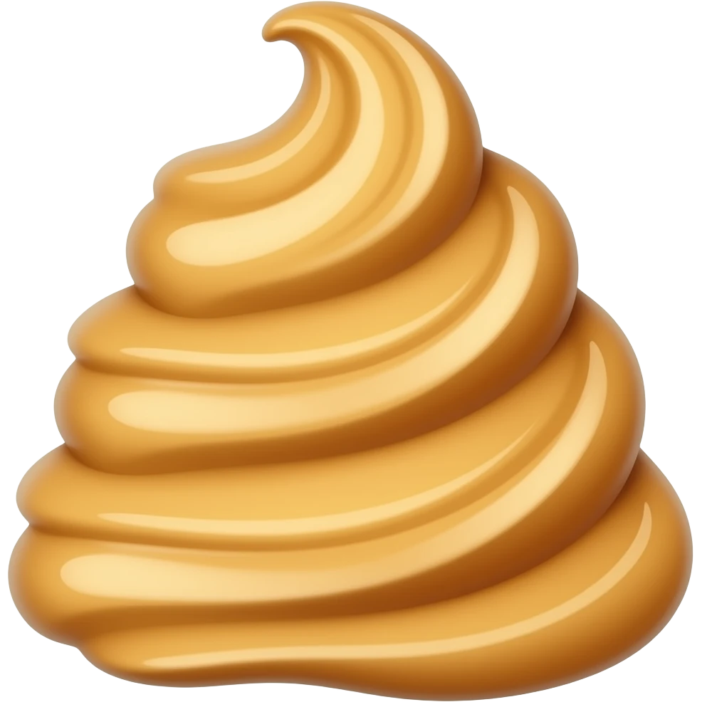 caramel ice cream emoji