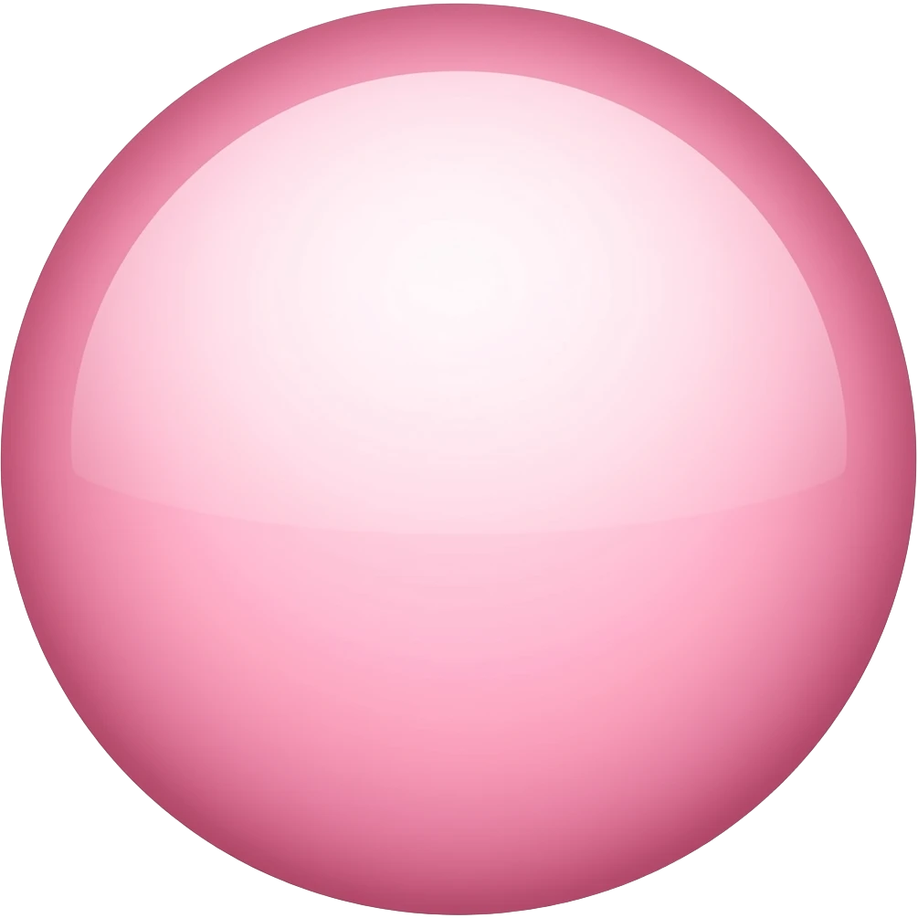 Розовый резной круг emoji