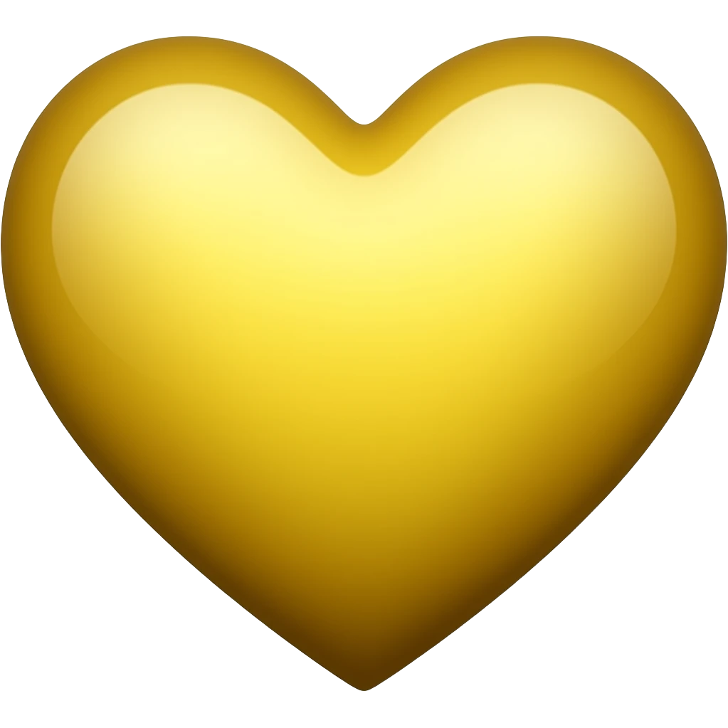 qubii Golden heart emoji