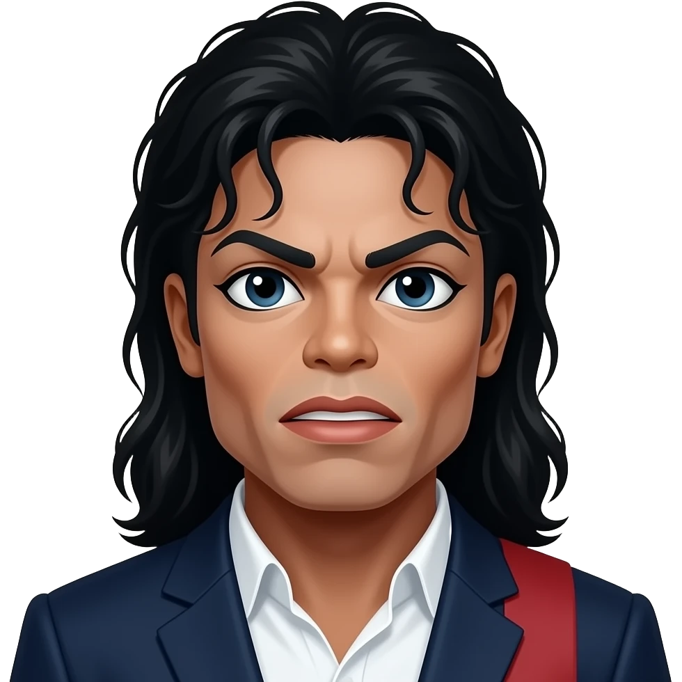 michael jackson in realistisch und soll sauer sein emoji