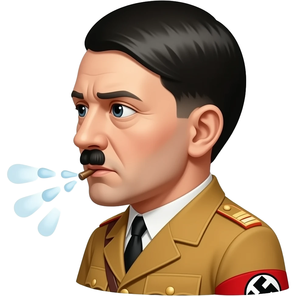 adolf hitler blowing his head emoji