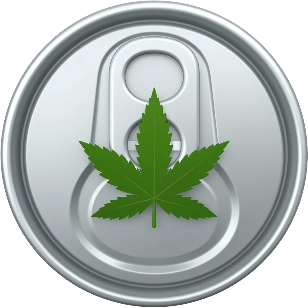 Marihuana con letta a en medio emoji