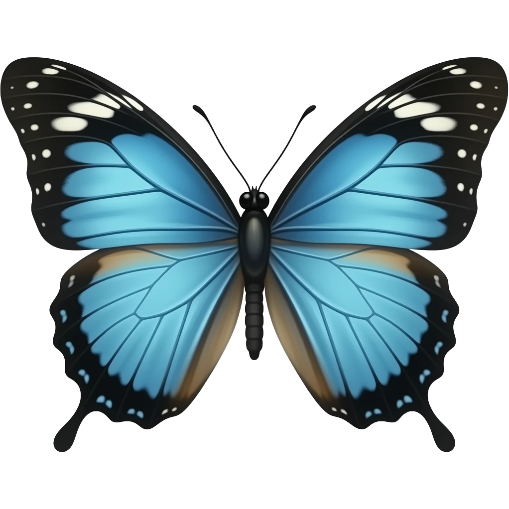 Butterfly is haff emoji