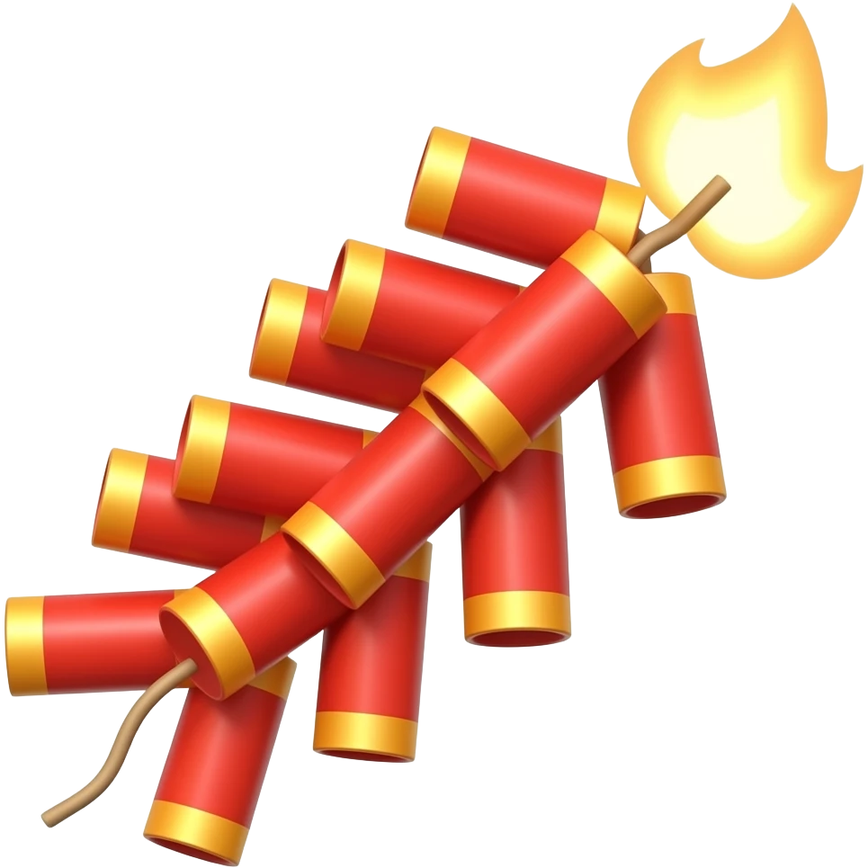 Firecracker emoji
