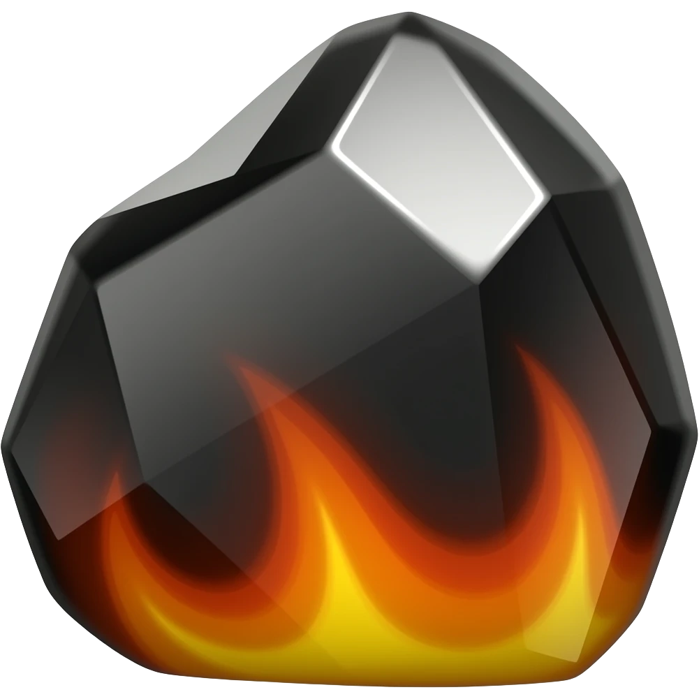 burnt obsidian emoji