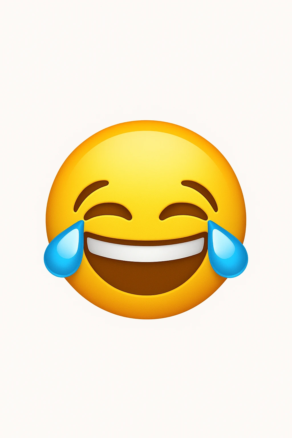 Uomo che ride emoji stile iphone emoji