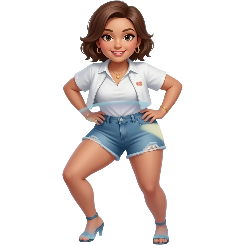 Twerking bubble butt dancing emoji