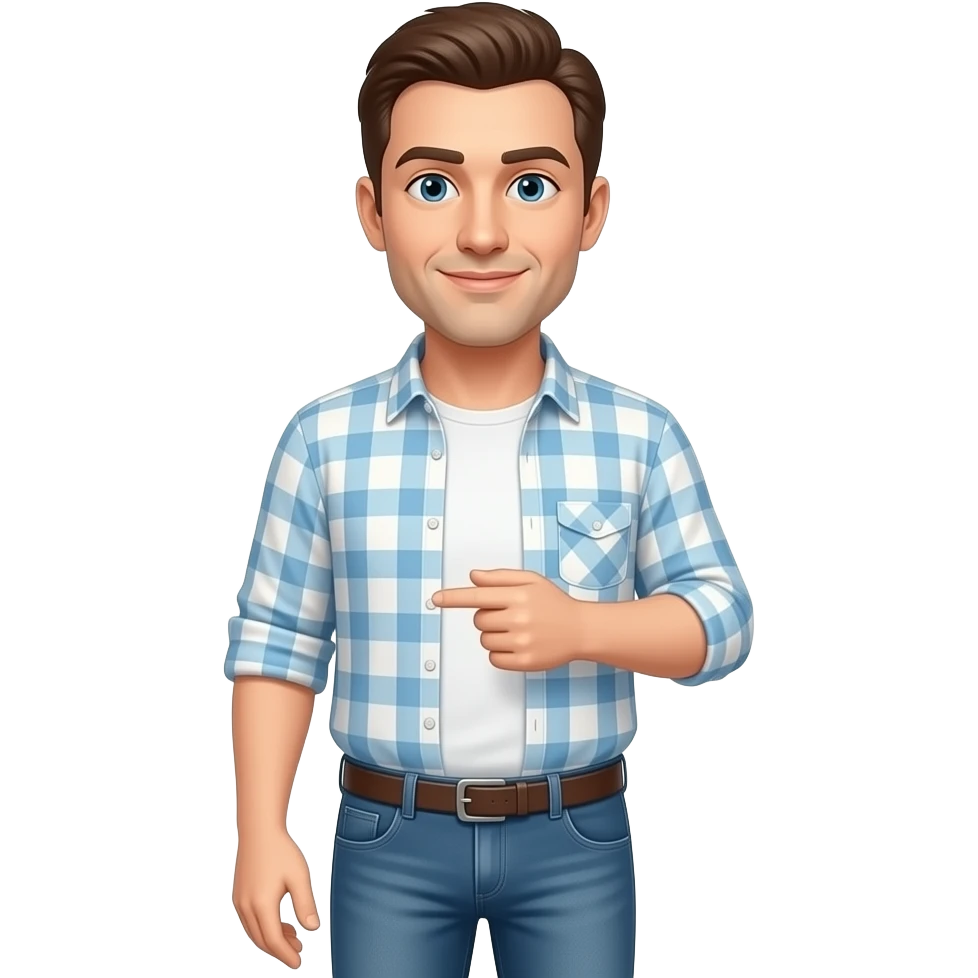 Man with bulge in pants emoji