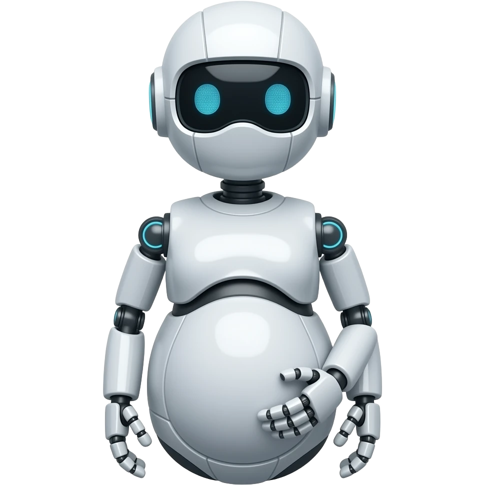 robô pregnant emoji