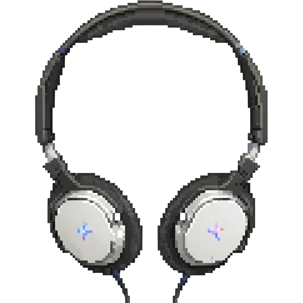 полноразмерные наушники Sony белые, no background emoji