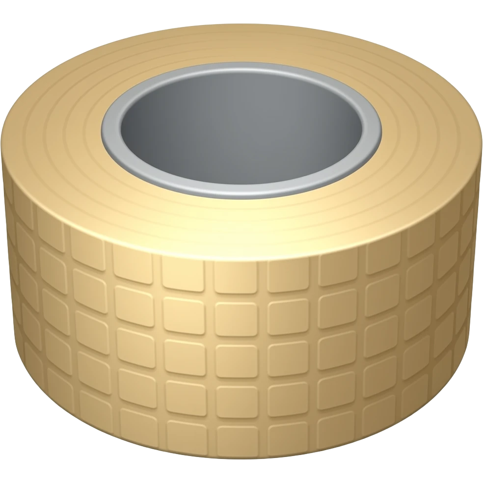 trozo de cinta adhesiva emoji