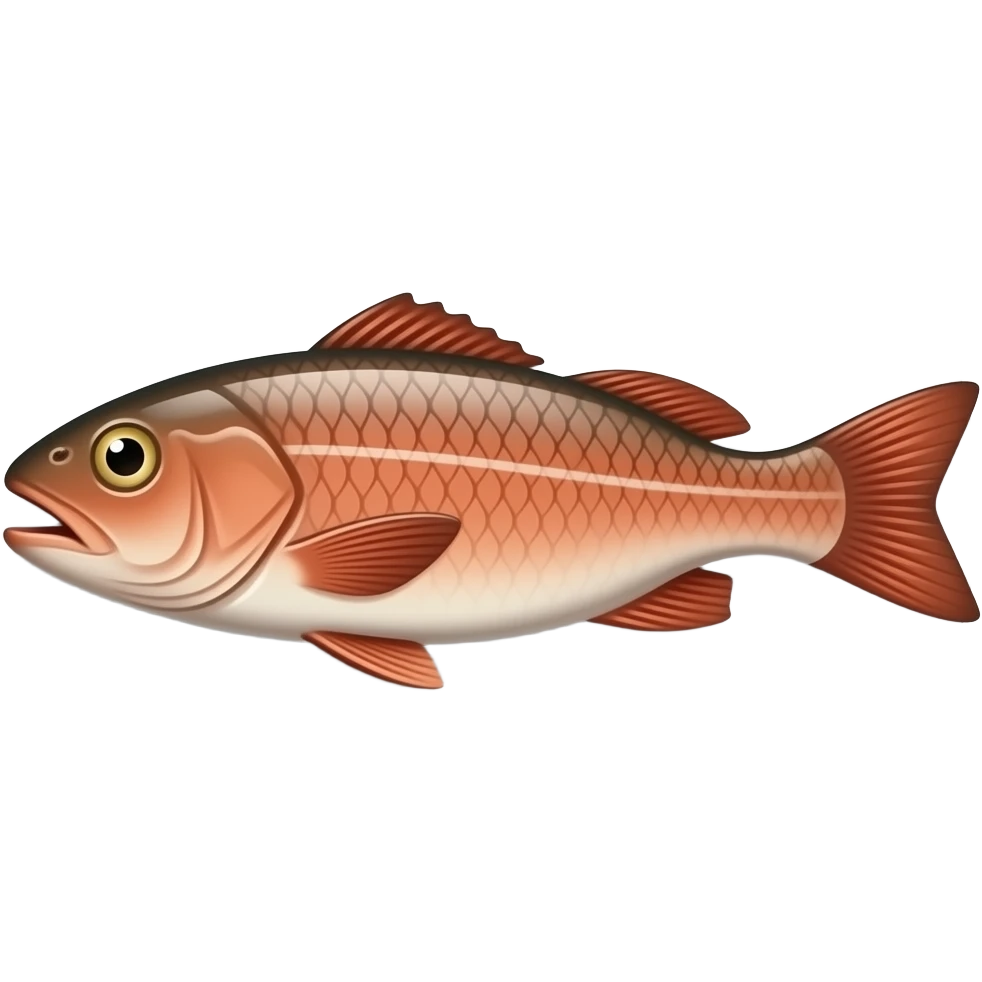 salmon fish served in a plate emoji