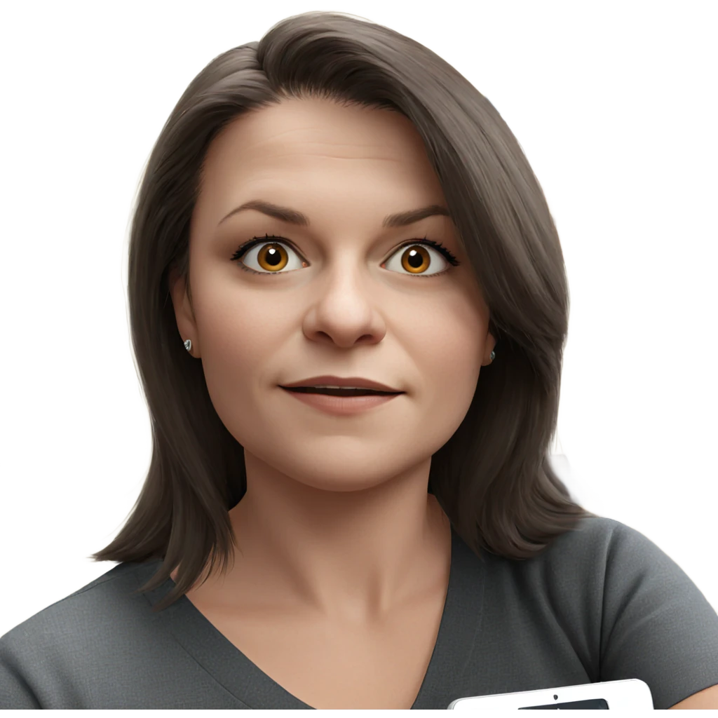 realistic portrait of girl emoji