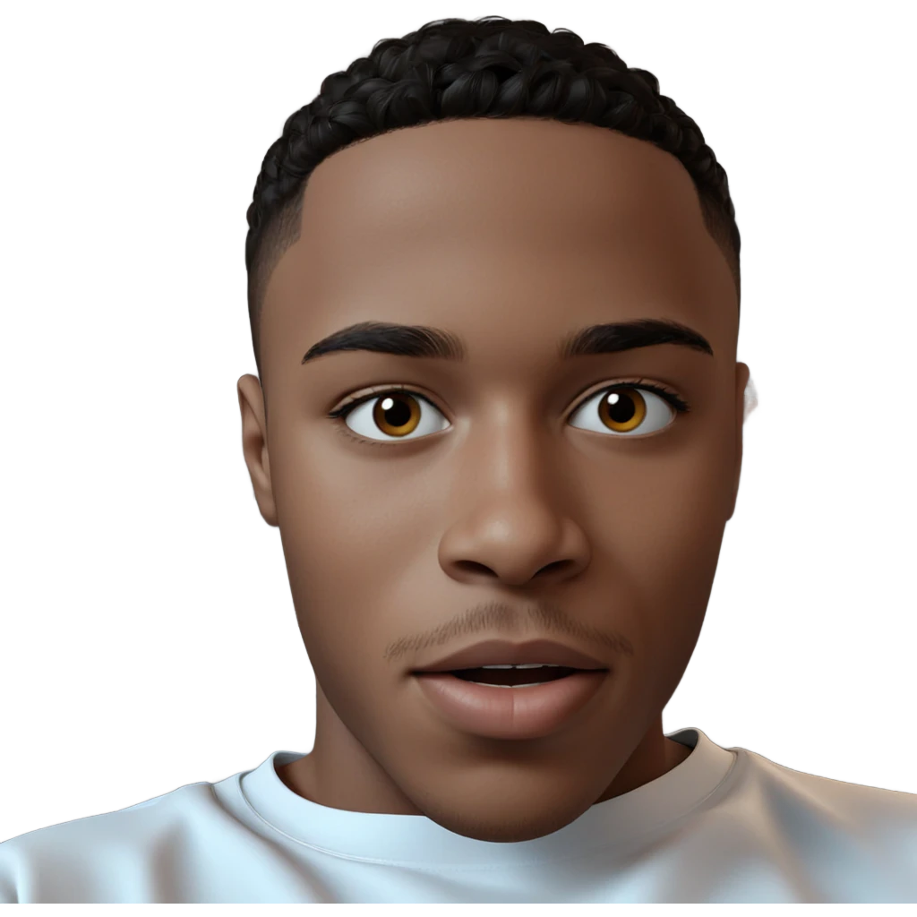 realistic portrait of a boy emoji