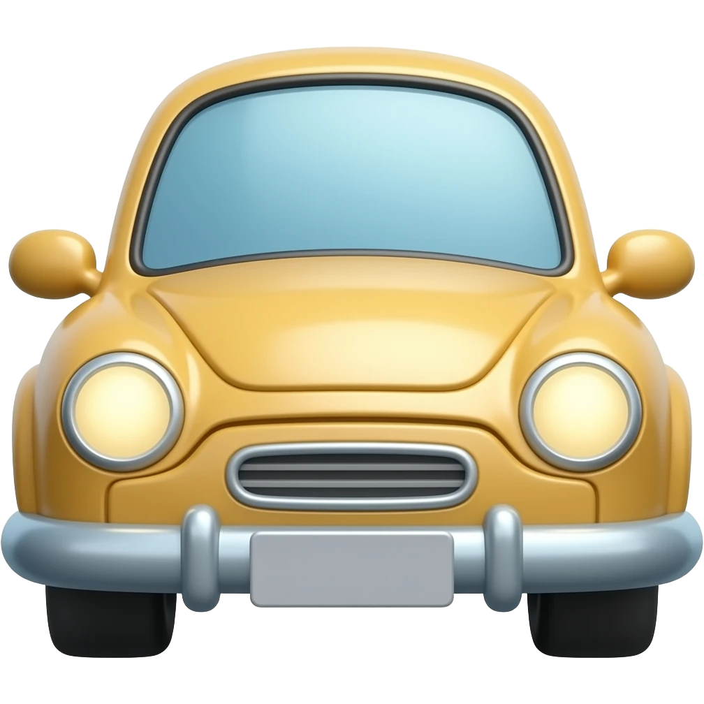 Cute car emoji