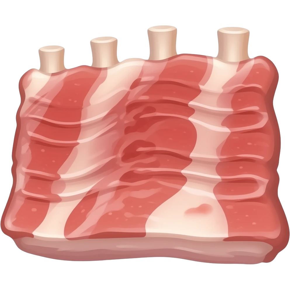 Crea un porky ribs emoji