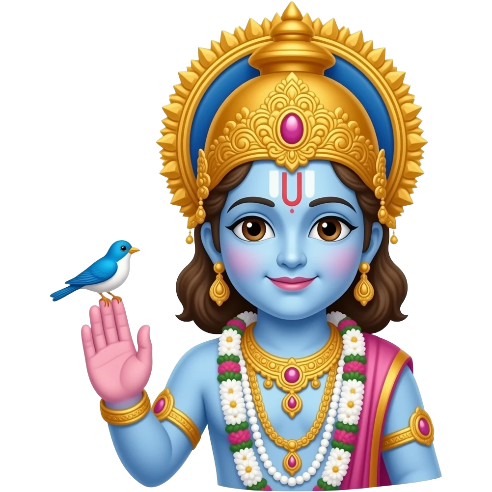 Shree krishna morpankh emoji