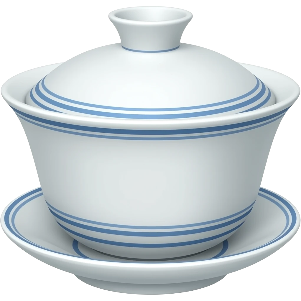 a porcelain gaiwan emoji