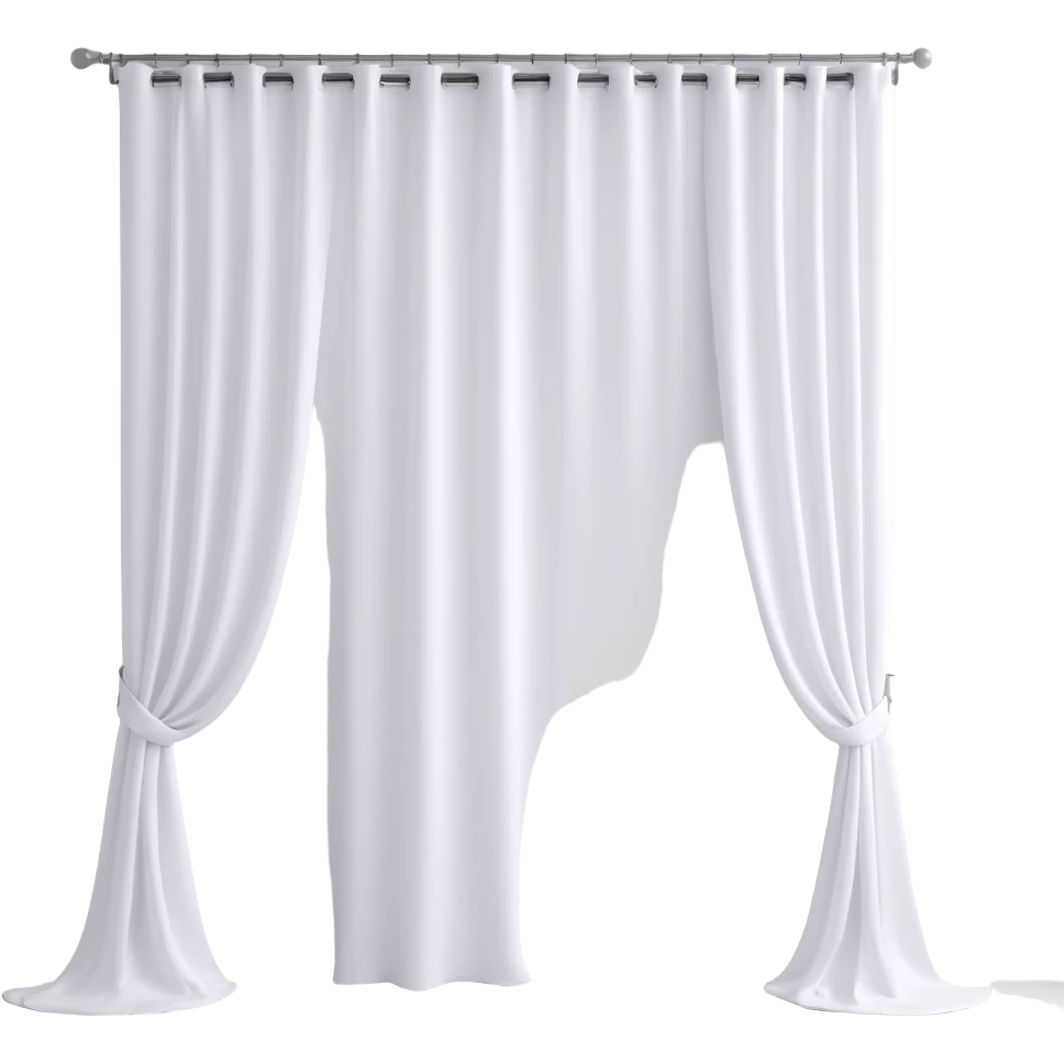 industrial white curtain emoji