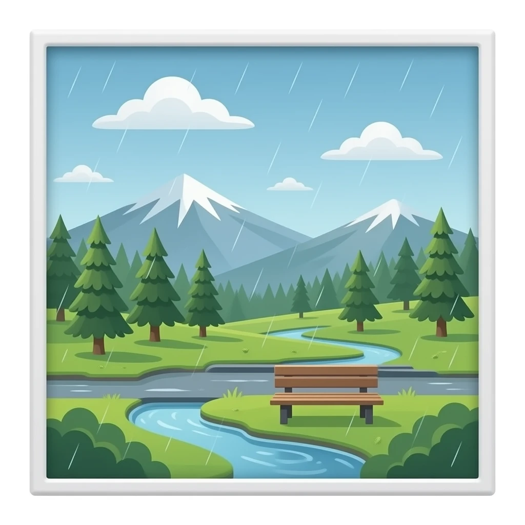 wall of metal bars no foreground or background emoji