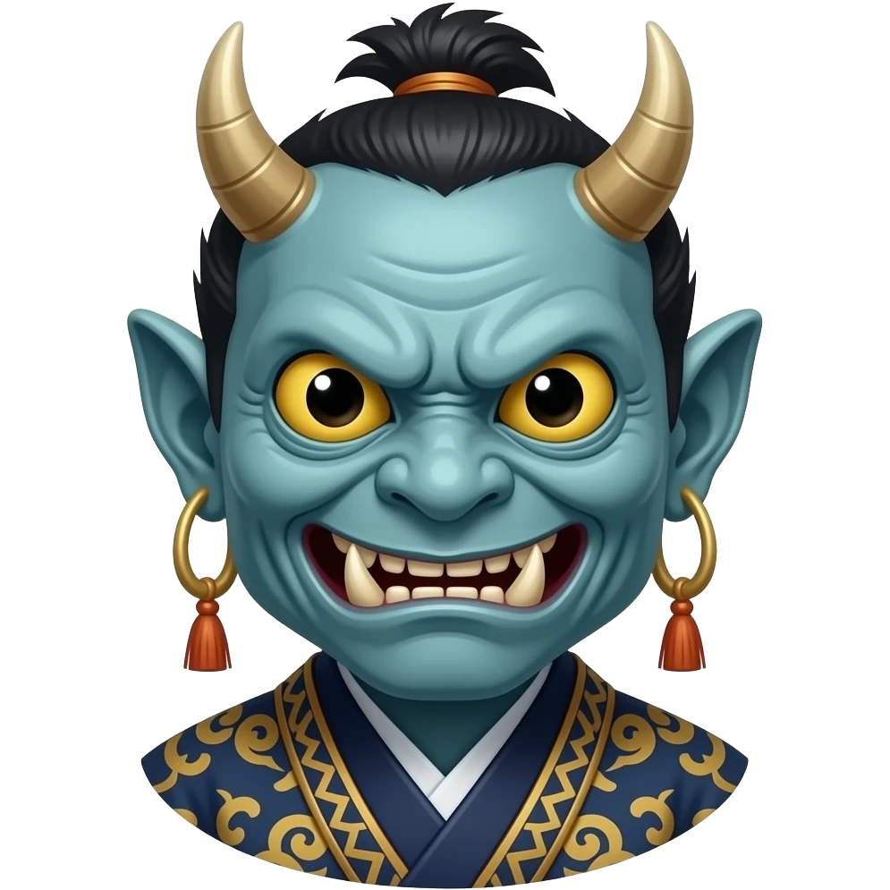 Japanese goblin emoji emoji