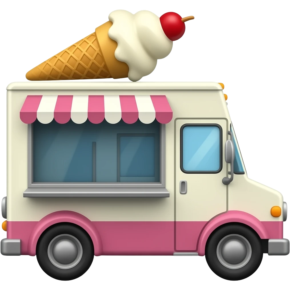 Ice cream truck emoji
