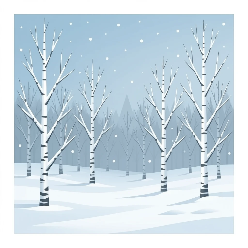 cinematic - white winter bare willow emoji