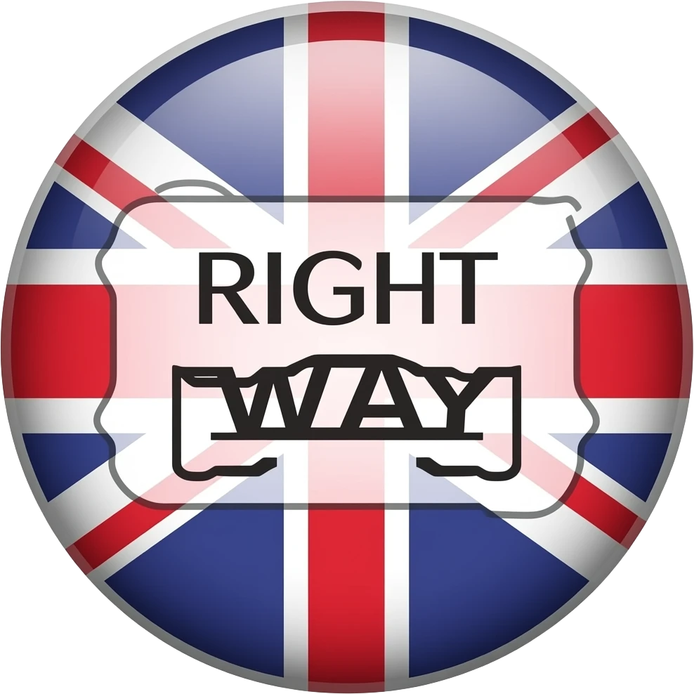 UK right of way sign emoji