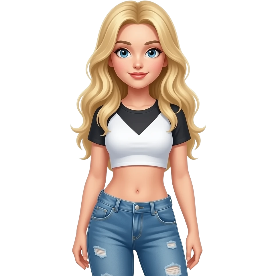 skinny blonde hot girl naked full body emoji