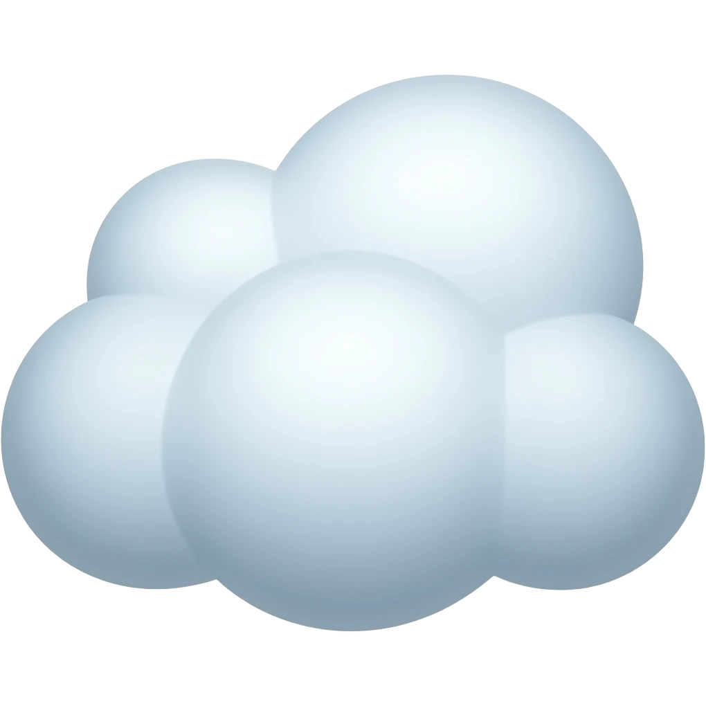 облако белое для подписи emoji