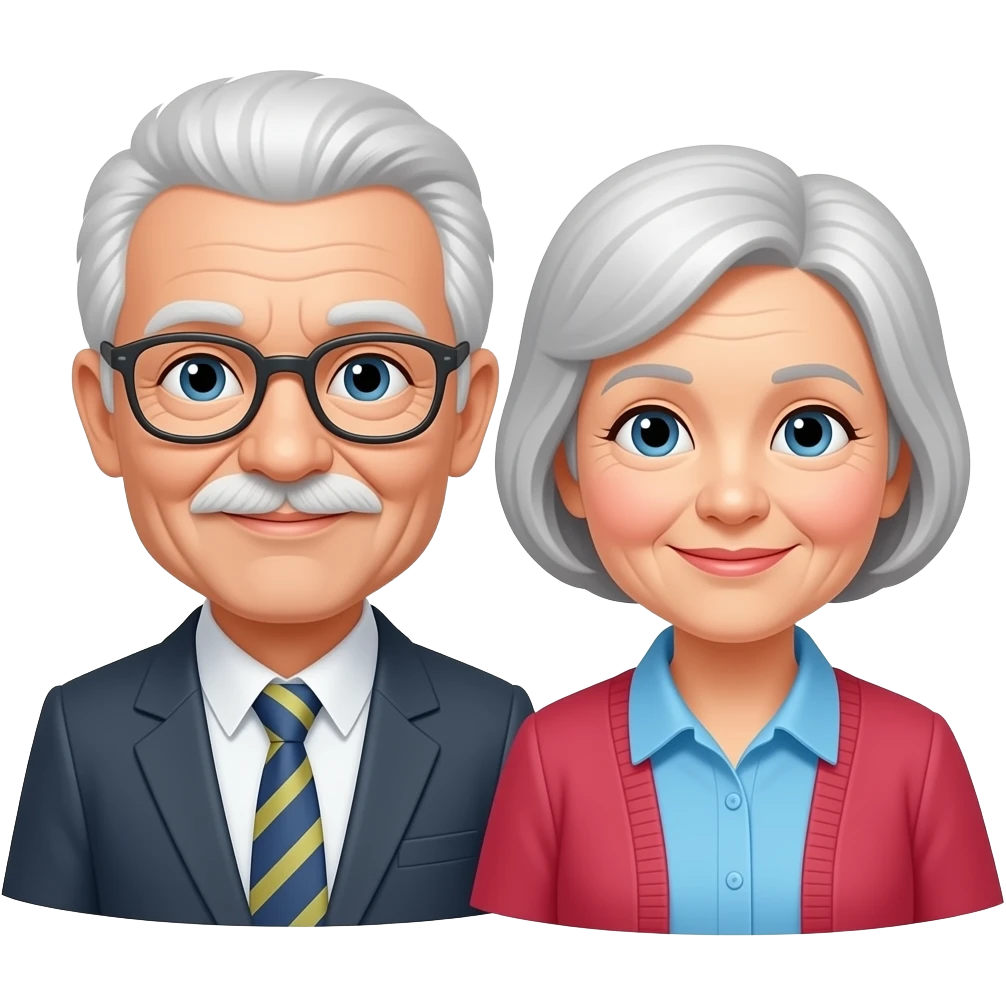 Pare Pareja de viejos emoji