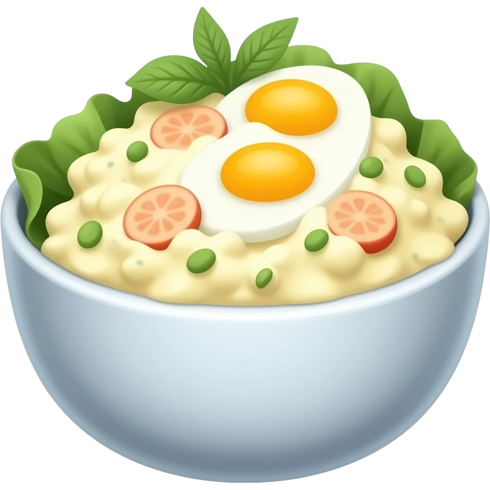 hyper realistic - egg salad emoji