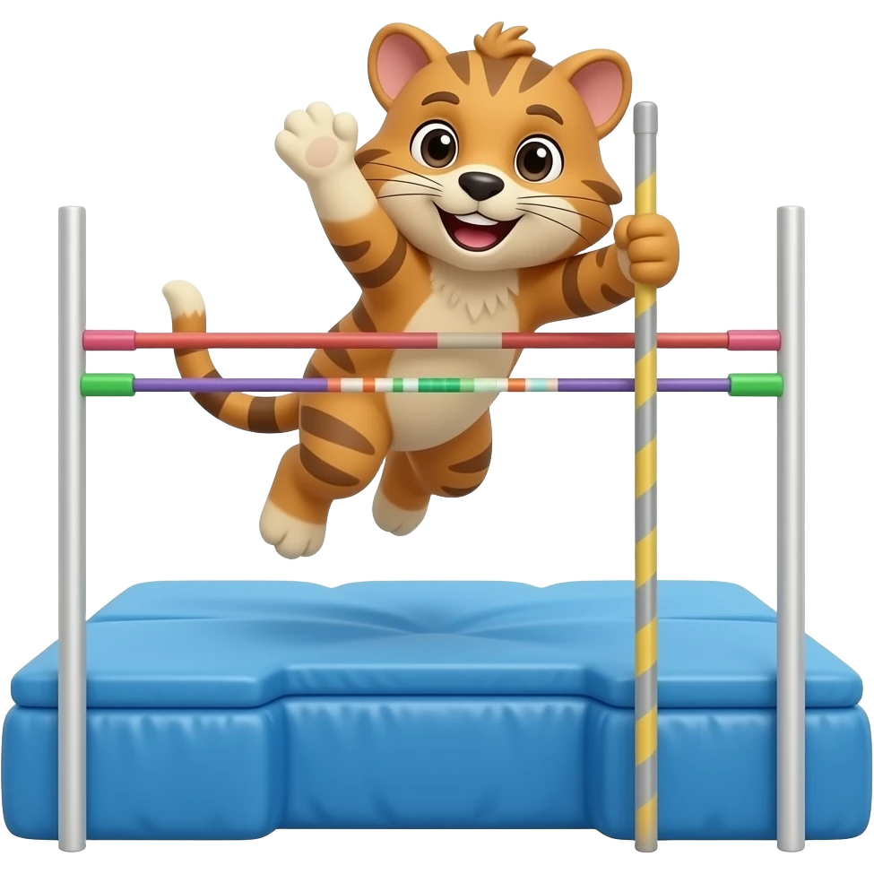 animal Pole Vault emoji