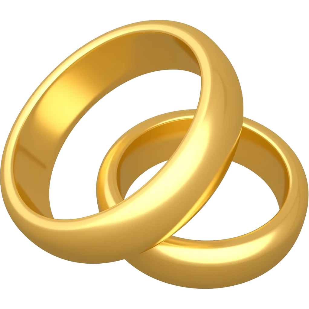 both rings golden emoji
