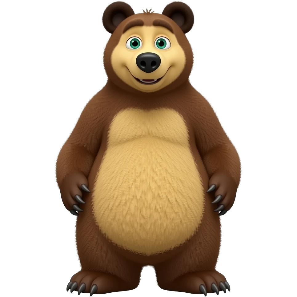 Koca ayı maşa emoji
