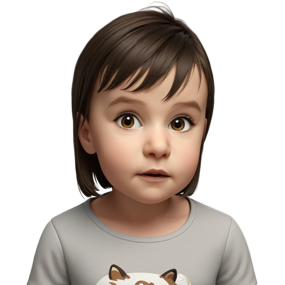 girl with short brown hair emoji