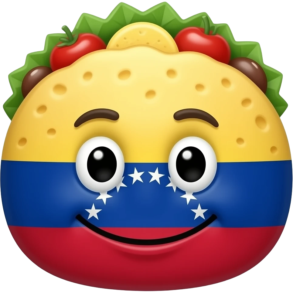 Quiero una botarga de una arepa venezolana emoji