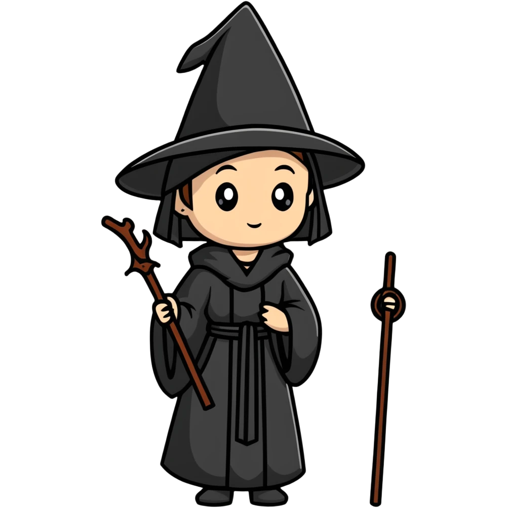 A evil witch emoji